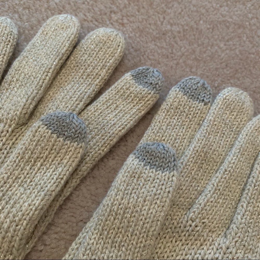 Ralph Lauren Tan Touch Screen Gloves - Picture 4 of 7